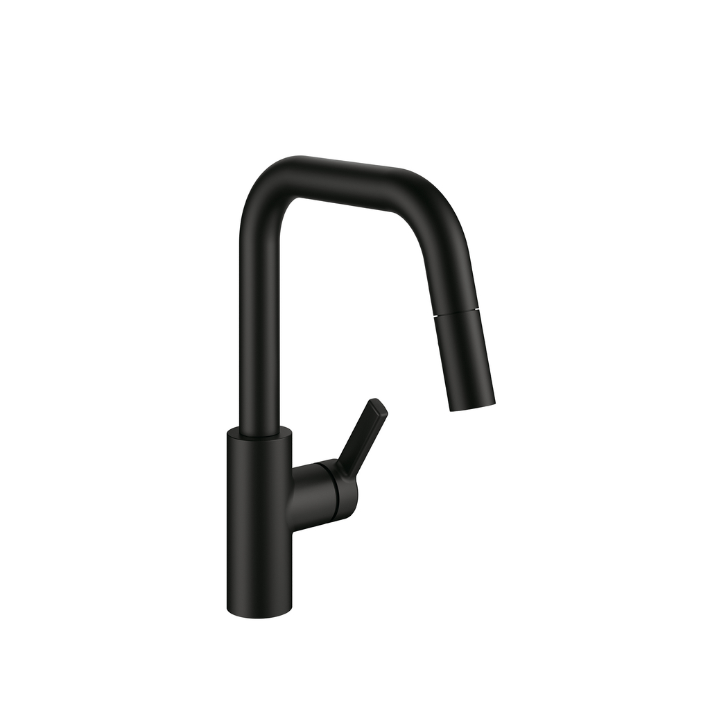 Naber Luna E7, Einhebelmischer, schwarz matt, Hochdruck