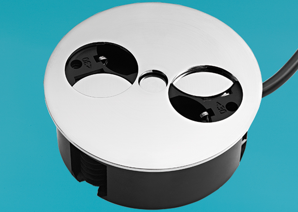 Naber Twist Doppelsteckdose