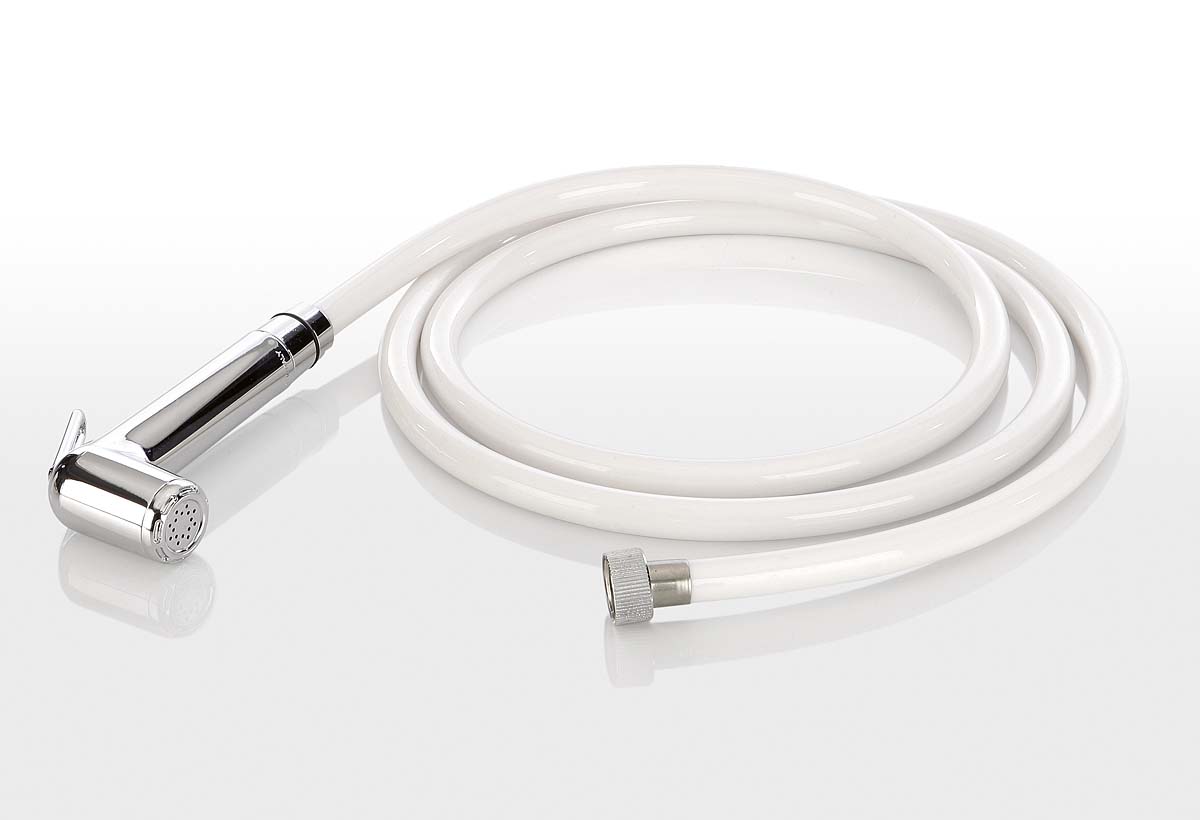 Druckbrause mit Schlauch 1/2" mit Wandhalter