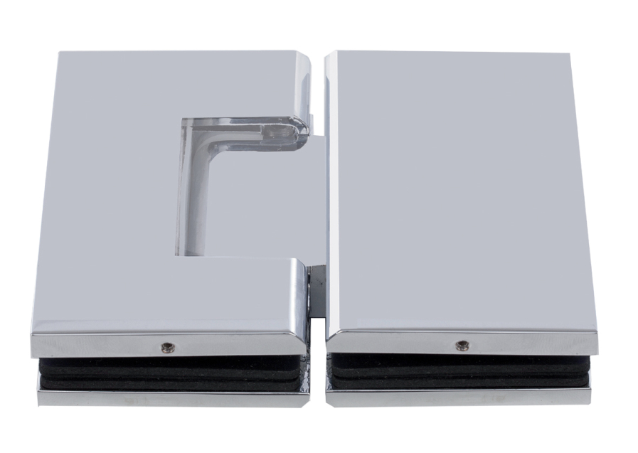 Pendeltürband 180° f. Glas-an-Glatüren, matt-chrom