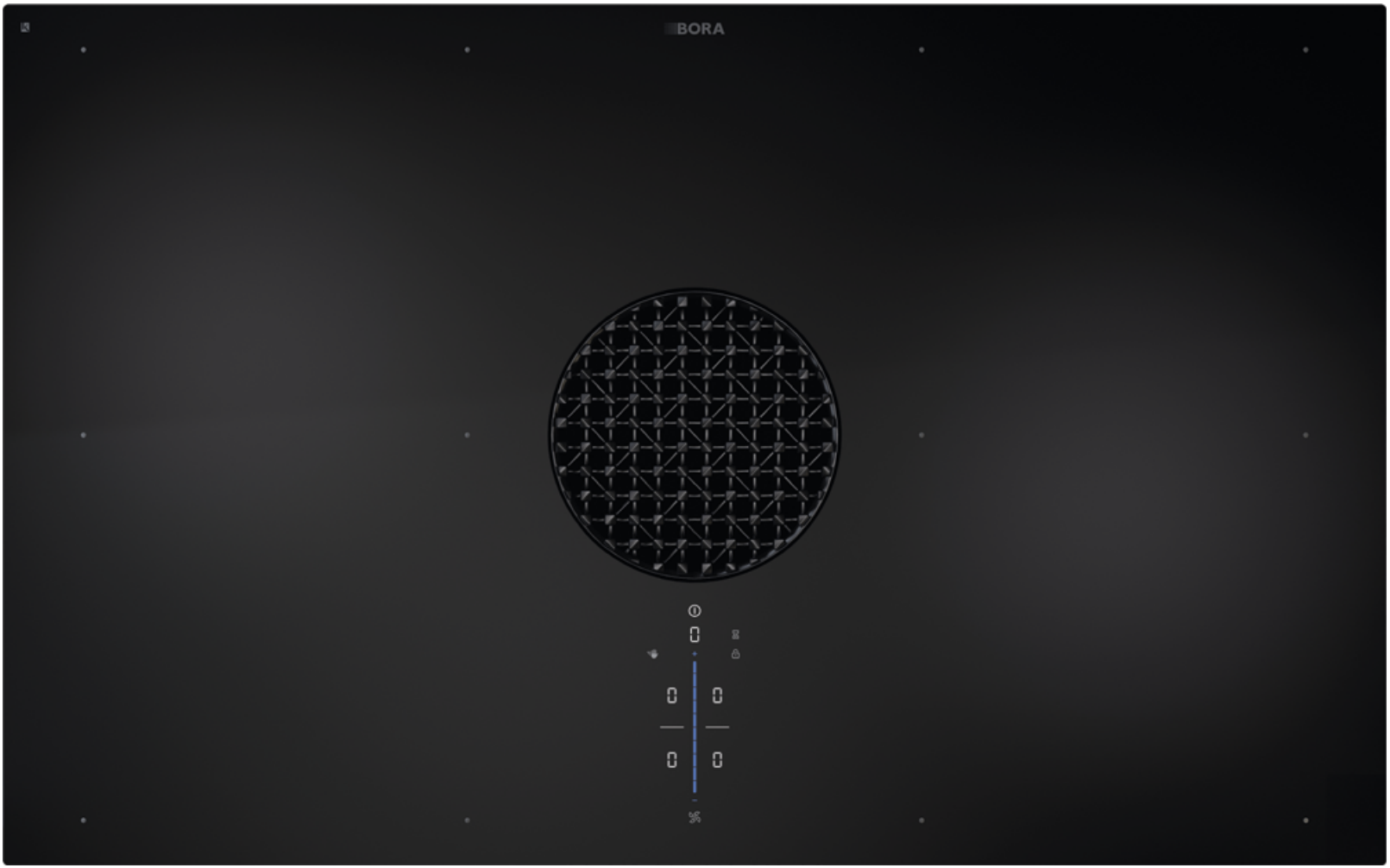 BORA X Pure Flächeninduktions-Kochfeld mit integriertem Kochfeldabzug - Umluft