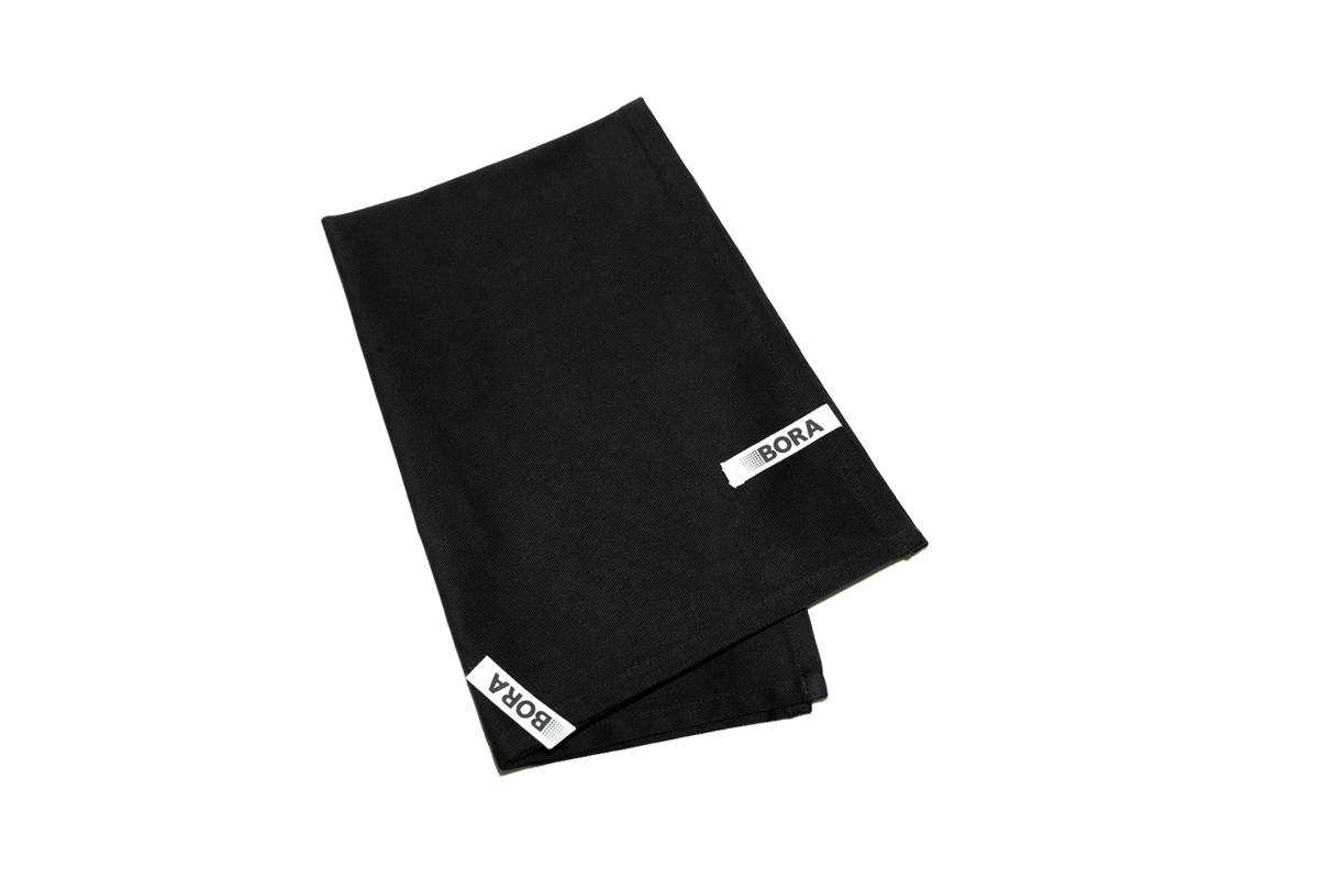 BORA Geschirrtuch schwarz