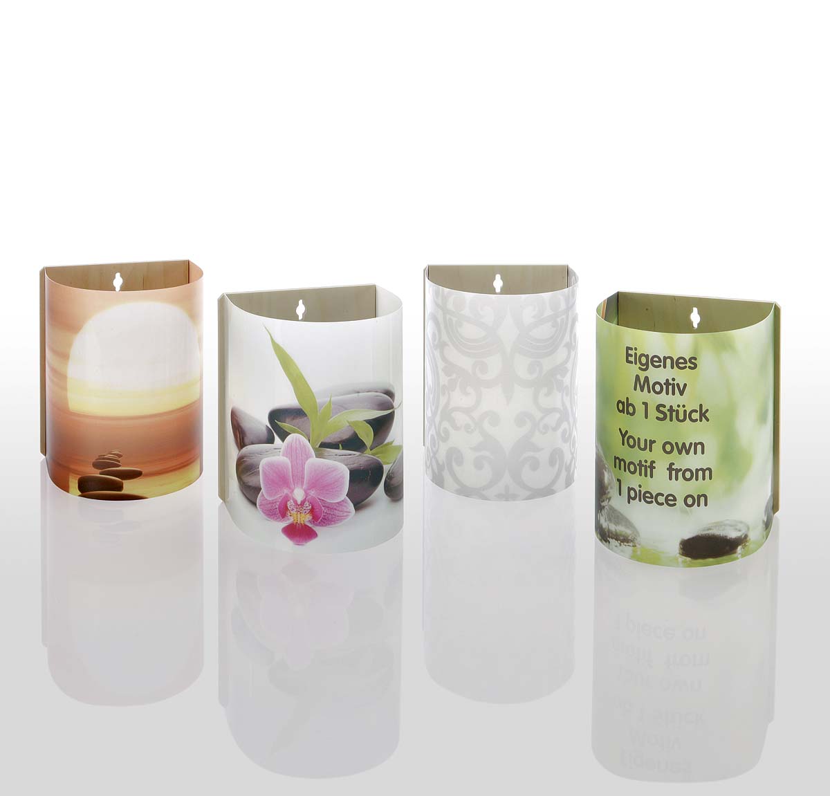 Blendschirm mit bedruckter Kst.-Folie