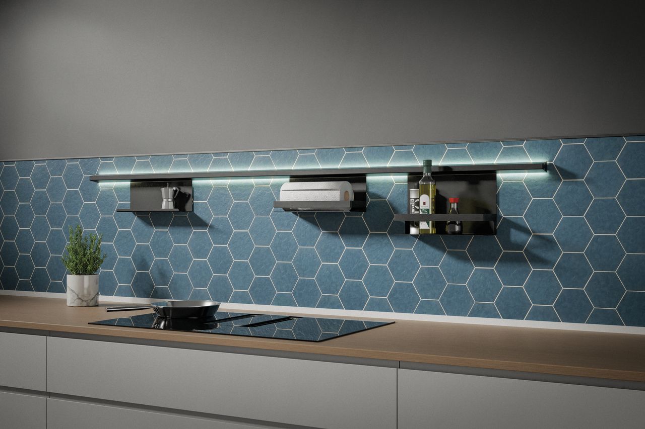 Naber - transFORM Set-2, Relingsystem, schwarz matt