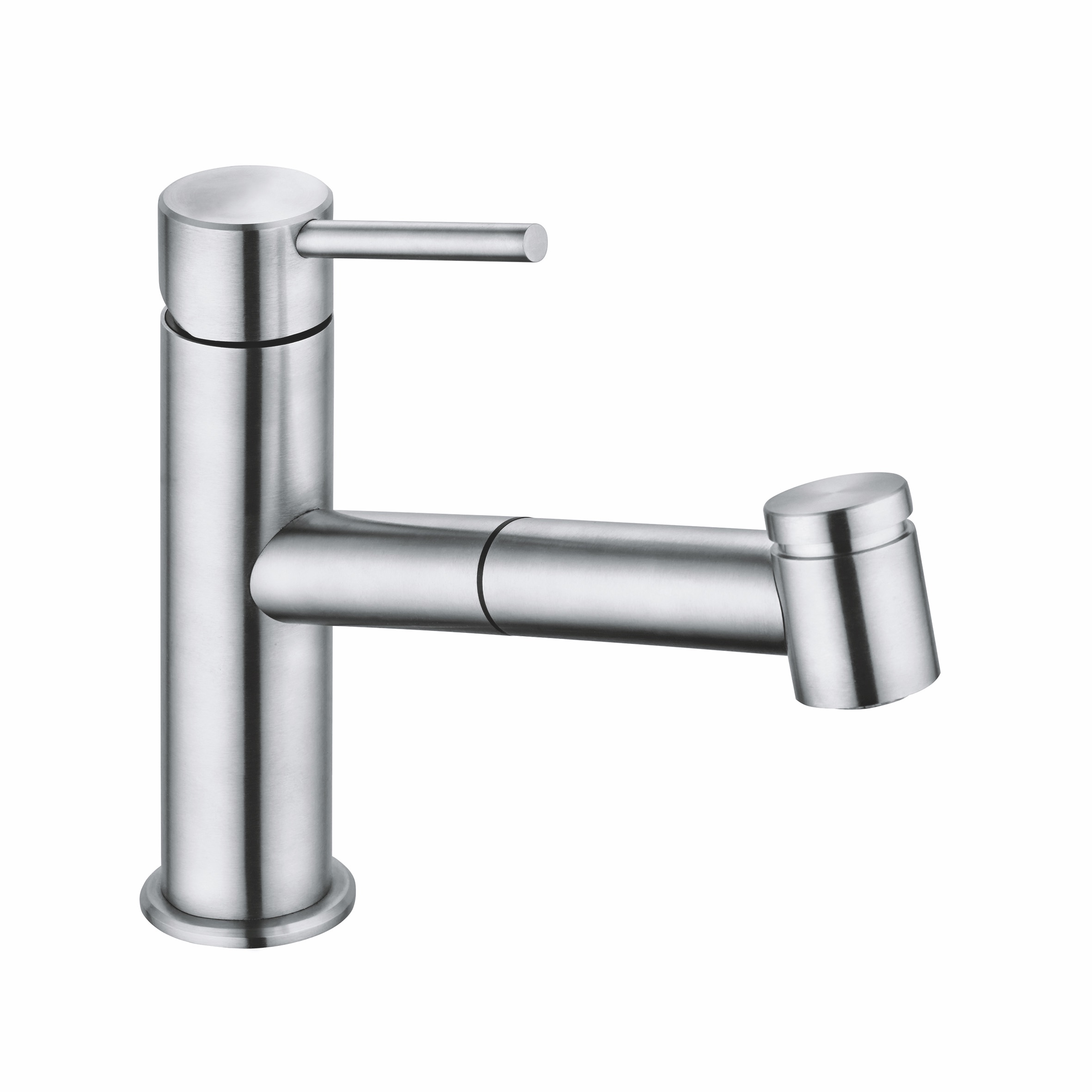 KeraDomo Armatur Steel mit Handbrause