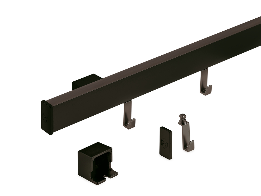 Alto Set, Relingsystem, schwarz matt, L 1200 mm