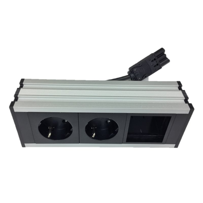 Universal Steckdosenleiste UPD - 1M2P1E, 2 Schuko 1  leer, GST18