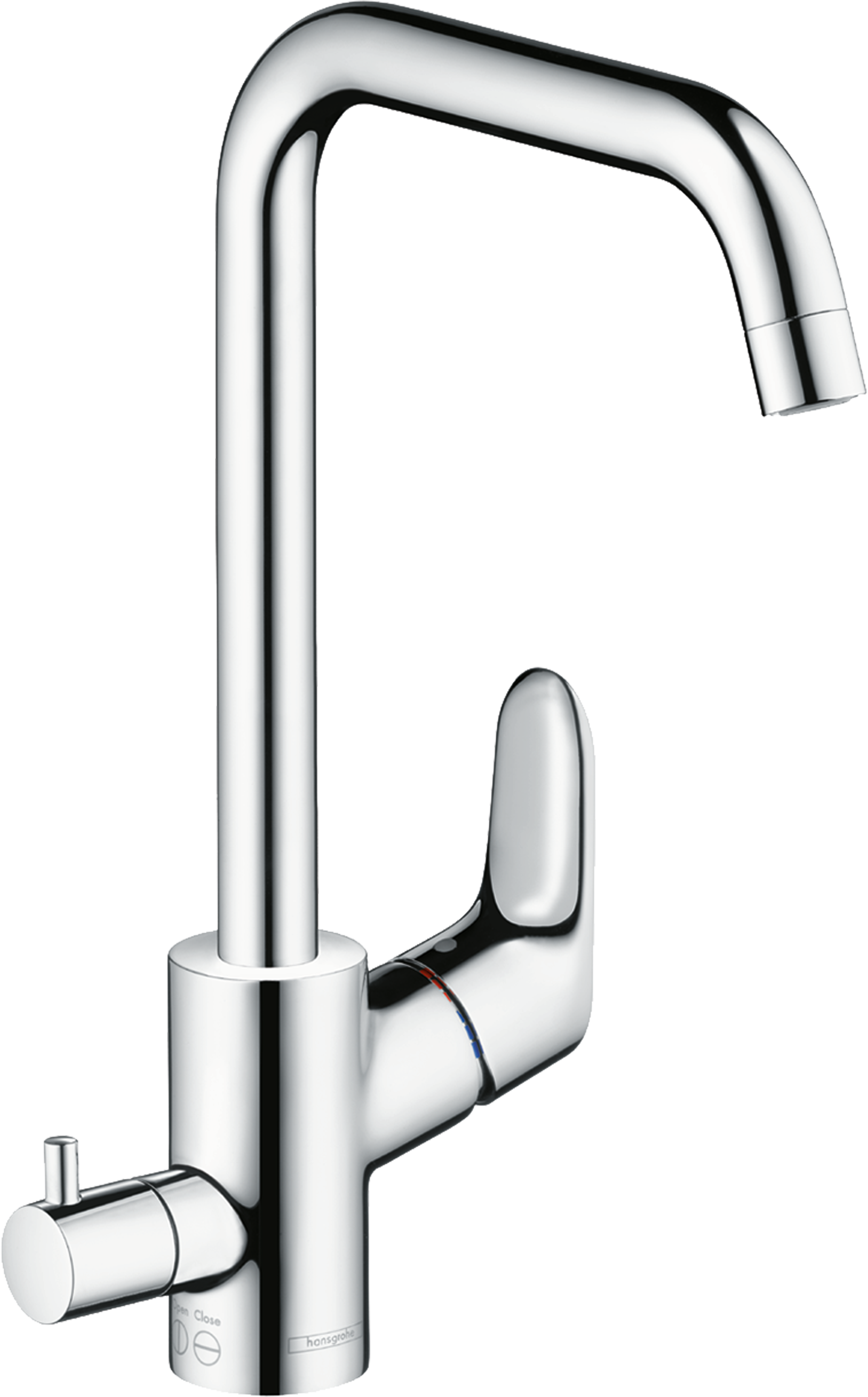 hansgrohe Focus M41 Einhebel-Küchenmischer 260, Geräteabsperrventil, 1jet