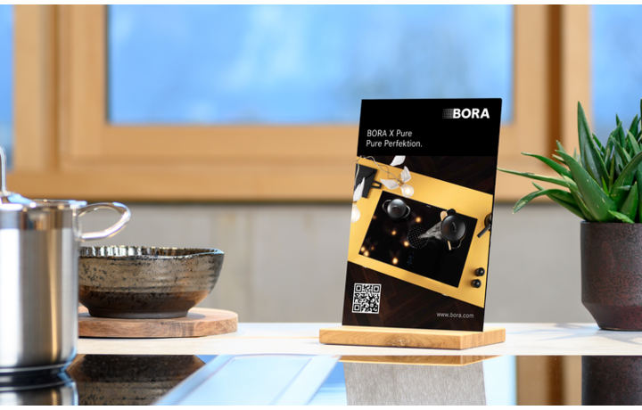 BORA X Pure Produktaufsteller