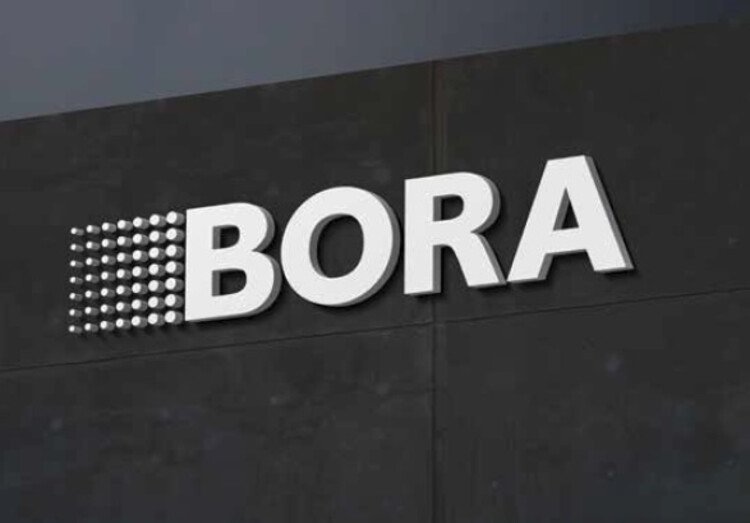 BORA Logo 3D Acryl 70x13,3cm