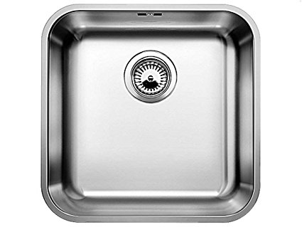 BLANCO SUPRA 400-U, Edelstahl Bürstfinish, ohne Ablauffernbedienung