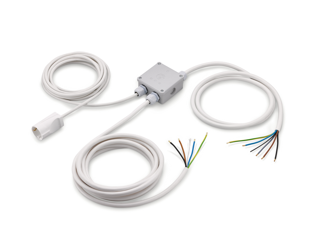 Küchenanschlussbox, Verteiler