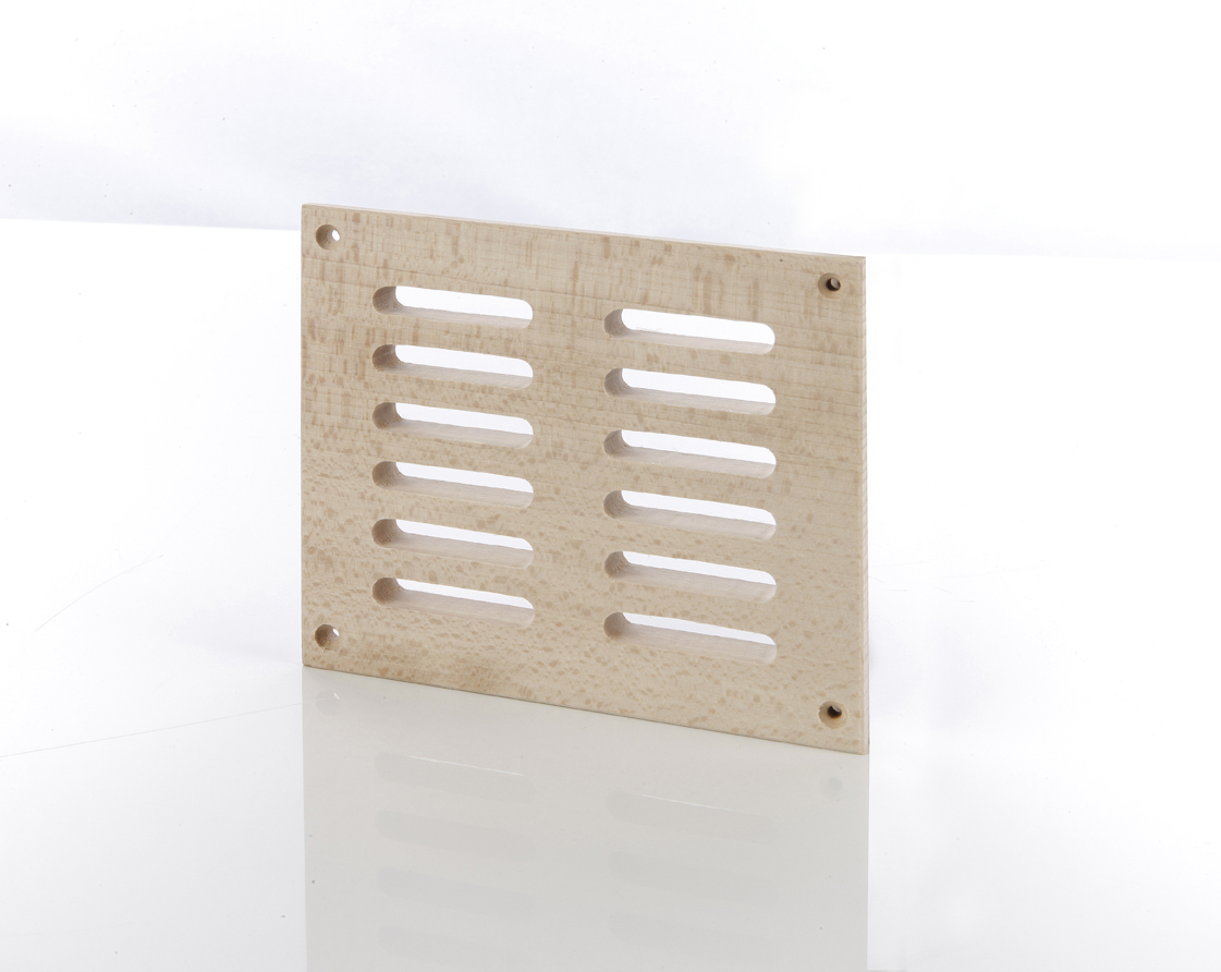 Lüftungsgitter aus Holz, f. ca. 40 cm² Luftdurchlass