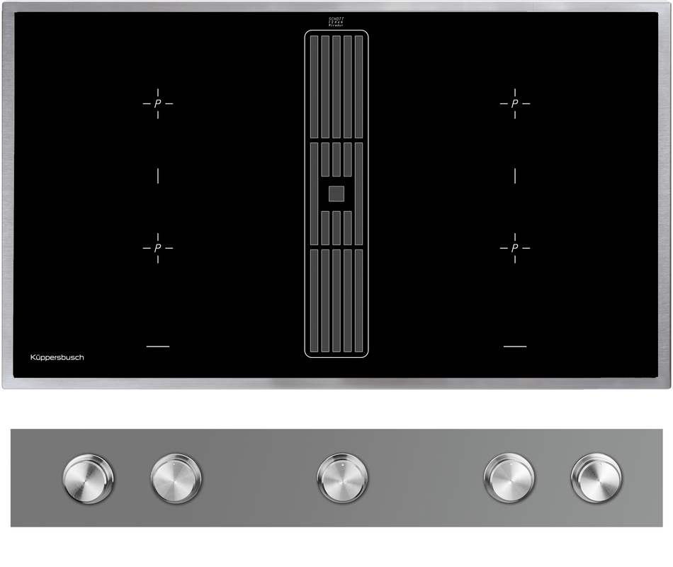 KMI9850.0SR Muldenlüfter. Induktion. Rahmenlos.