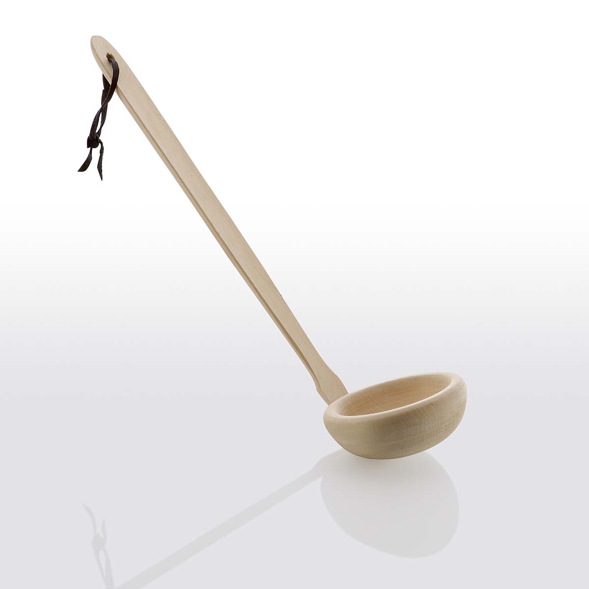 Schöpfkelle Holz gewinkelt, Länge ca. 40 cm