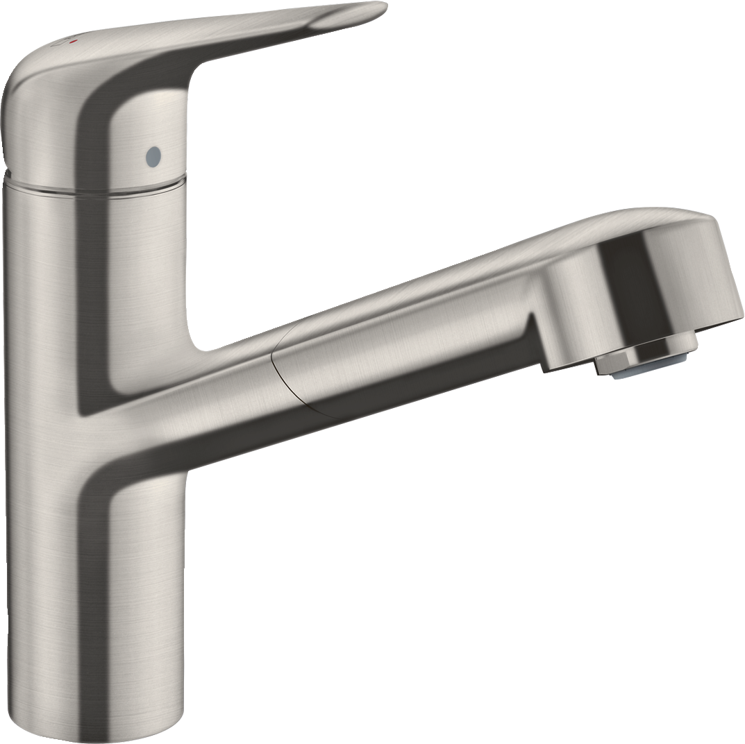 hansgrohe Focus M42 Einhebel-Küchenmischer 150, Ausziehauslauf, 1jet