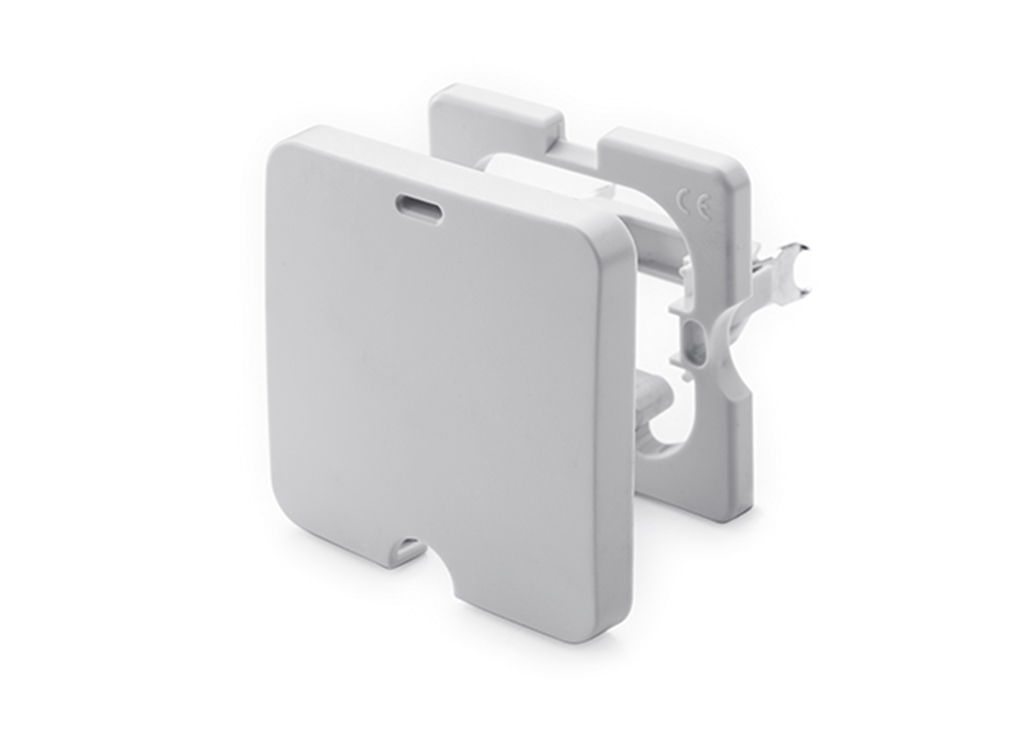 Herdanschlussdose flach