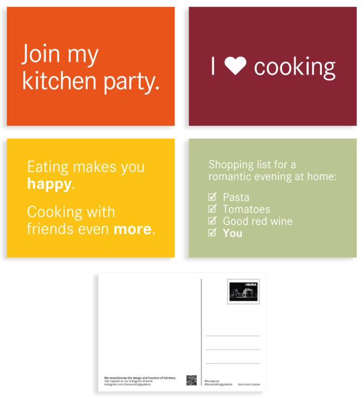 BORA S Pure Postkartenset