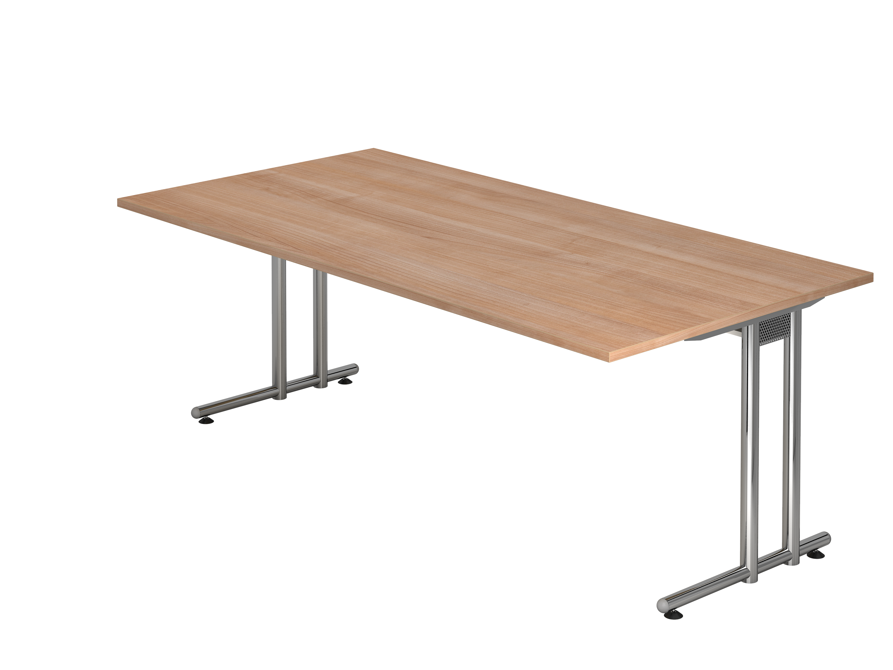 LIGNEA Schreibtisch NS2E, 200 x 100 cm