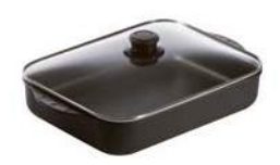 Küppersbusch Alugussbehälter mit Glasdeckel