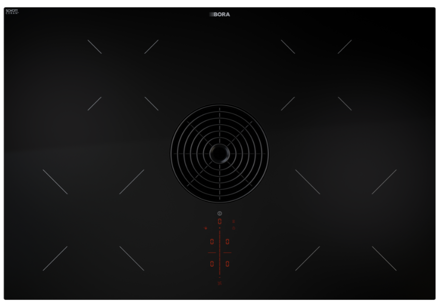 BORA Pure Induktions-Kochfeld mit integriertem Kochfeldabzug - Umluft