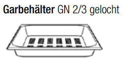 Küppersbusch GN2304 2/3 GN-Einsatz 40 MM