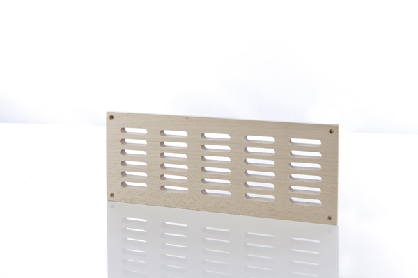 Lüftungsgitter aus Holz, f. ca. 100 cm² Luftdurchlass