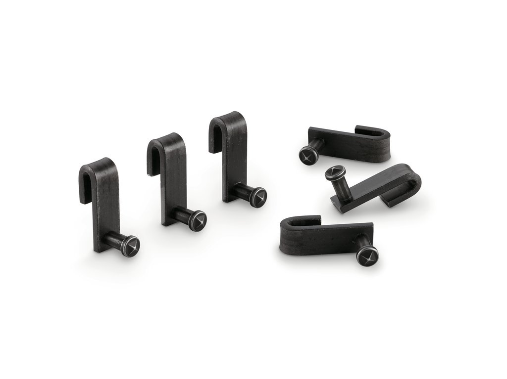 Naber Cast Haken Set, Relingsystem, anthrazit