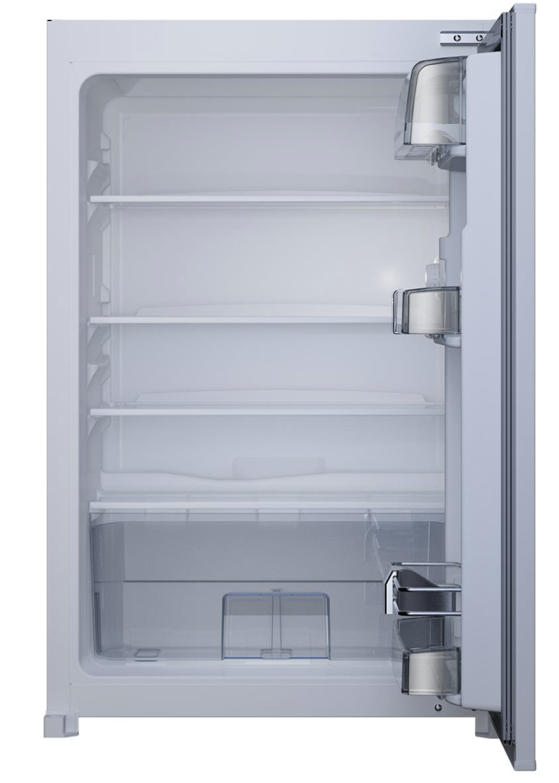 FK2540.0i Einbau-Kühlschrank, 88cm Nische, EEK E, 126 Liter, Schlepptürtechnik