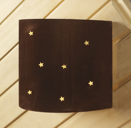 Blendschirm Alum., Sichtseite dkl.-braun beflockt